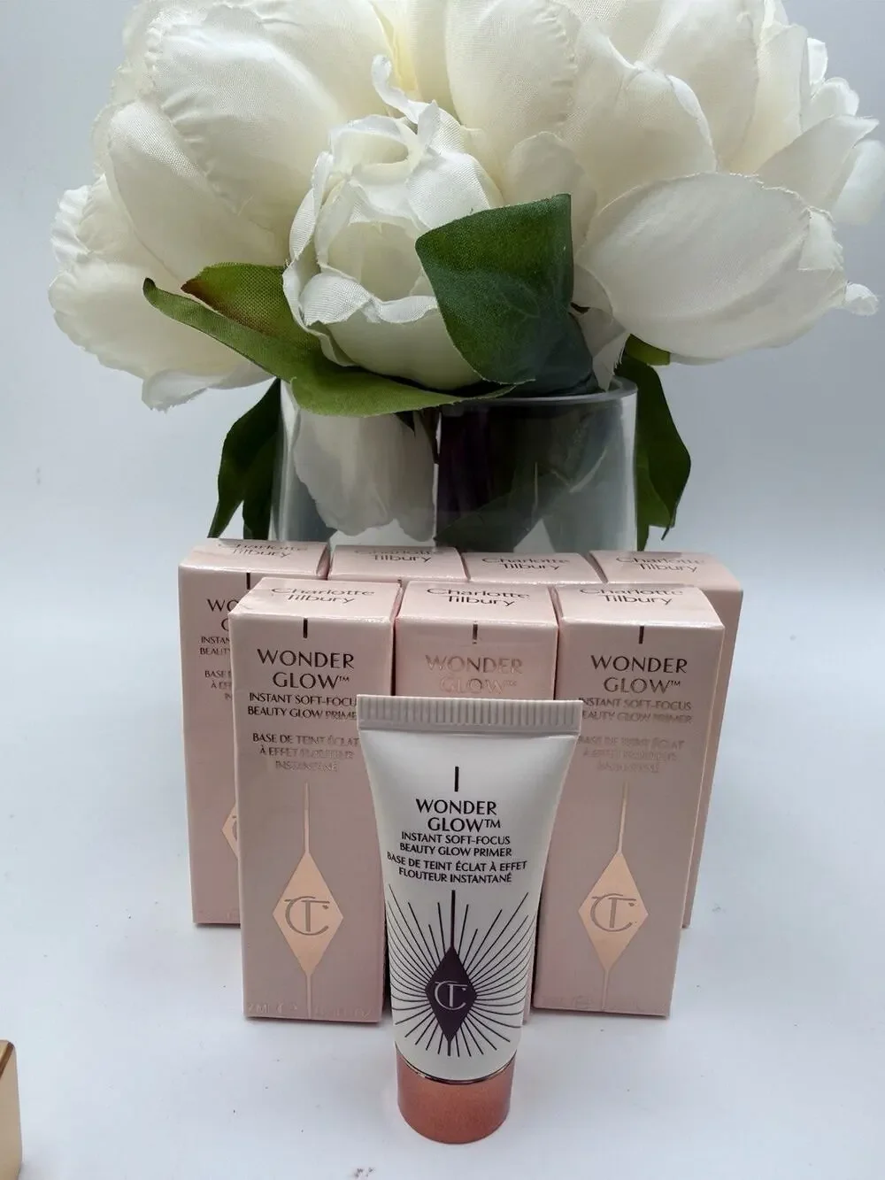 7 Charlotte Tilbury Wonder Glow Instant Soft-focus Primer 0.2oz Ea = Full Size
